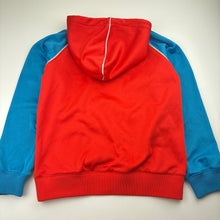 Load image into Gallery viewer, Girls SUNCORP SUPER NETBALL, NSW Swifts fleece lined hoodie sweater, small mark on front, FUC, size 10,  