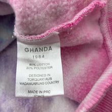 Load image into Gallery viewer, Girls GHANDA, tie dyed fleece lined hoodie sweater, GUC, size 10-11,  