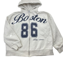 Load image into Gallery viewer, Boys Zara, fleece lined zip hoodie sweater, wash fade, FUC, size 9-10,  