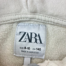 Load image into Gallery viewer, Boys Zara, fleece lined zip hoodie sweater, wash fade, FUC, size 9-10,  