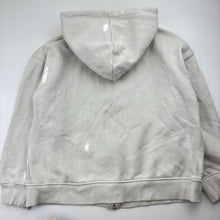 Load image into Gallery viewer, Boys Zara, fleece lined zip hoodie sweater, wash fade, FUC, size 9-10,  