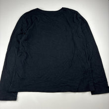 Load image into Gallery viewer, Girls Disney, Minnie Mouse black cotton long sleeve tee / top, GUC, size 12,  