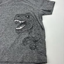 Load image into Gallery viewer, Boys H&amp;T, grey marle tee / top, dinosaur, GUC, size 3,  