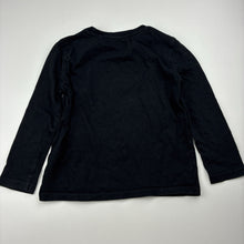 Load image into Gallery viewer, Unisex Anko, black cotton long sleeve tee / top, GUC, size 4,  