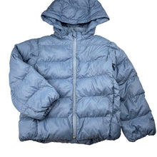 Load image into Gallery viewer, Unisex Muji, blue puffer jacket / coat, GUC, size 6,  