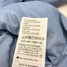 Load image into Gallery viewer, Unisex Muji, blue puffer jacket / coat, GUC, size 6,  