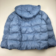 Load image into Gallery viewer, Unisex Muji, blue puffer jacket / coat, GUC, size 6,  
