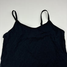 Load image into Gallery viewer, Girls Target, black stretchy singlet top, GUC, size 10-12,  
