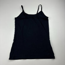Load image into Gallery viewer, Girls Target, black stretchy singlet top, GUC, size 10-12,  