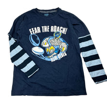 Load image into Gallery viewer, Unisex NSWRL, State of Origin Blues cotton long sleeve tee / top, mark back right sleeve, FUC, size 8,  