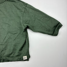 Load image into Gallery viewer, Unisex Nature Baby, khaki organic merino wool lightweight knit top, EUC, size 2,  