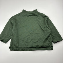 Load image into Gallery viewer, Unisex Nature Baby, khaki organic merino wool lightweight knit top, EUC, size 2,  