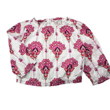 Load image into Gallery viewer, Girls Country Road, lined cotton 3/4 sleeve top, GUC, size 8,  
