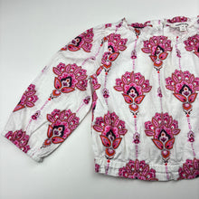 Load image into Gallery viewer, Girls Country Road, lined cotton 3/4 sleeve top, GUC, size 8,  