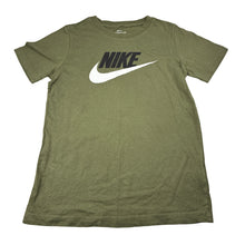 Load image into Gallery viewer, Boys Nike, khaki cotton sports / activewear top, GUC, size 10-11,  