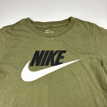 Load image into Gallery viewer, Boys Nike, khaki cotton sports / activewear top, GUC, size 10-11,  