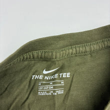 Load image into Gallery viewer, Boys Nike, khaki cotton sports / activewear top, GUC, size 10-11,  