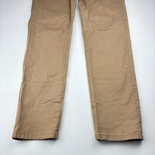 Load image into Gallery viewer, Boys Country Road, stretch cotton chino pants, adjustable, Inside leg: 70cm, EUC, size 14,  