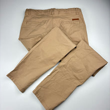 Load image into Gallery viewer, Boys Country Road, stretch cotton chino pants, adjustable, Inside leg: 70cm, EUC, size 14,  