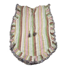 Load image into Gallery viewer, Girls ZIMMERMANN, striped cotton / linen kaftan / beach dress, GUC, size 6, L: 60cm at middle