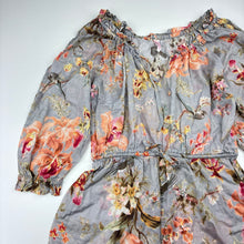 Load image into Gallery viewer, Girls ZIMMERMANN, lightweight floral cotton playsuit, GUC, size 10,  