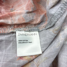 Load image into Gallery viewer, Girls ZIMMERMANN, lightweight floral cotton playsuit, GUC, size 10,  
