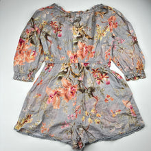 Load image into Gallery viewer, Girls ZIMMERMANN, lightweight floral cotton playsuit, GUC, size 10,  