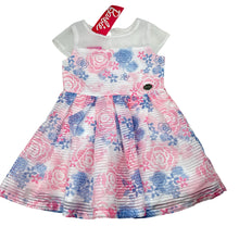 Load image into Gallery viewer, Girls Barbie, lined floral lightweight party dress, NEW, size 2, L: 49cm