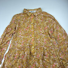 Load image into Gallery viewer, Girls H&amp;M, floral viscose shirt dress, EUC, size 8, L: 58cm