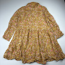 Load image into Gallery viewer, Girls H&amp;M, floral viscose shirt dress, EUC, size 8, L: 58cm