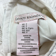 Load image into Gallery viewer, Girls Catherine Malandrino, lined cotton party / special occasion dress, EUC, size 7, L: 64cm