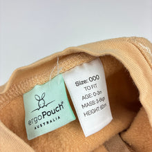 Load image into Gallery viewer, Unisex ergoPouch, 1.0 Tog organic cotton / bamboo swaddle sleeping bag, EUC, size 000,  