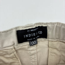 Load image into Gallery viewer, Boys Indie, stretch cotton chino pants, adjustable, EUC, size 00,  