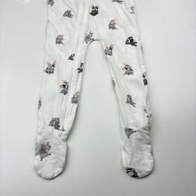 Load image into Gallery viewer, Unisex Country Road, organic cotton blend zip coverall / romper, dogs, EUC, size 1,  