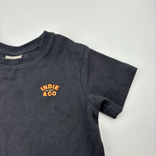 Load image into Gallery viewer, Boys Indie, grey stretchy tee / top, EUC, size 00,  