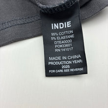 Load image into Gallery viewer, Boys Indie, grey stretchy tee / top, EUC, size 00,  