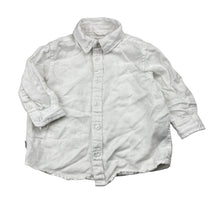 Load image into Gallery viewer, Boys Indie, white soft feel lyocell long sleeve shirt, EUC, size 0,  