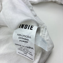 Load image into Gallery viewer, Boys Indie, white soft feel lyocell long sleeve shirt, EUC, size 0,  