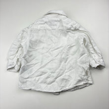 Load image into Gallery viewer, Boys Indie, white soft feel lyocell long sleeve shirt, EUC, size 0,  