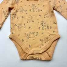 Load image into Gallery viewer, Unisex Disney, Winnie the Pooh soft cotton bodysuit / romper, EUC, size 0000,  