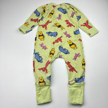 Load image into Gallery viewer, Unisex Bonds, Disney Winnie the Pooh zip wondersuit / zippy / romper, GUC, size 0,  
