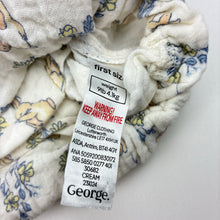 Load image into Gallery viewer, Girls George, knitted cotton romper, rabbits, GUC, size 0000,  