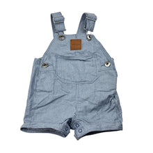 Load image into Gallery viewer, Unisex Country Road, striped cotton overalls / shortalls, EUC, size 00,  