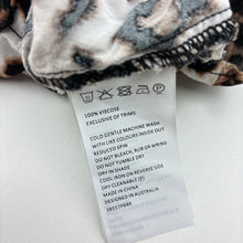 Load image into Gallery viewer, Girls Bardot Junior, viscose leopard print summer romper, EUC, size 000,  