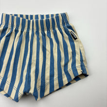 Load image into Gallery viewer, Unisex Bonds, striped stretchy shorts, elasticated, EUC, size 000,  