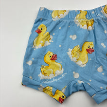 Load image into Gallery viewer, Unisex Peter Alexander, stretchy pyjama shorts, ducks, FUC, size 0,  