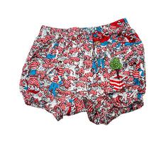 Load image into Gallery viewer, Unisex Peter Alexander, WHERE'S WALLY? lightweight cotton pyjama shorts, EUC, size 00,  