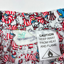 Load image into Gallery viewer, Unisex Peter Alexander, WHERE'S WALLY? lightweight cotton pyjama shorts, EUC, size 00,  