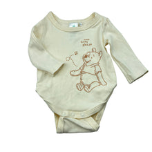 Load image into Gallery viewer, Unisex Disney, Winnie the Pooh cotton bodysuit / romper, EUC, size 000,  