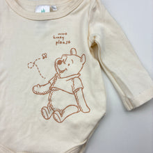 Load image into Gallery viewer, Unisex Disney, Winnie the Pooh cotton bodysuit / romper, EUC, size 000,  